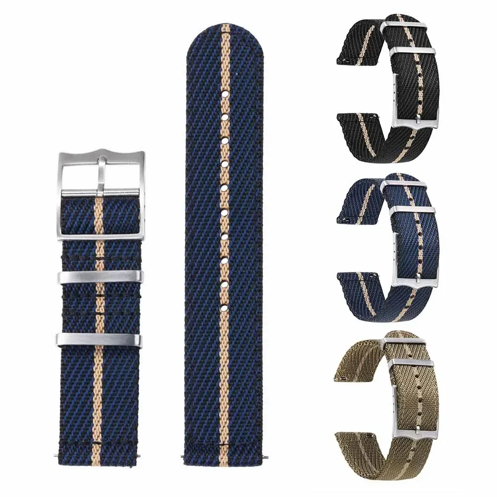 Cinturino Per Orologio In Tela Di Nylon 20Mm 22Mm Per Tudor Black Bay Per Swatch Per Blancpain Fifty Fathoms Per Omega Seamaster Per Cinturino Rolex