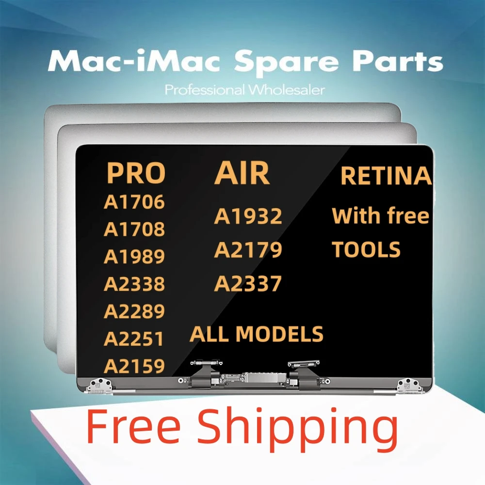 Nuovo Per Macbook Pro Air Retina13 "A2289 A2337 A1708 A1989 A2159 A2251 A2289 A2338 Gruppo Display Lcd Per Laptop