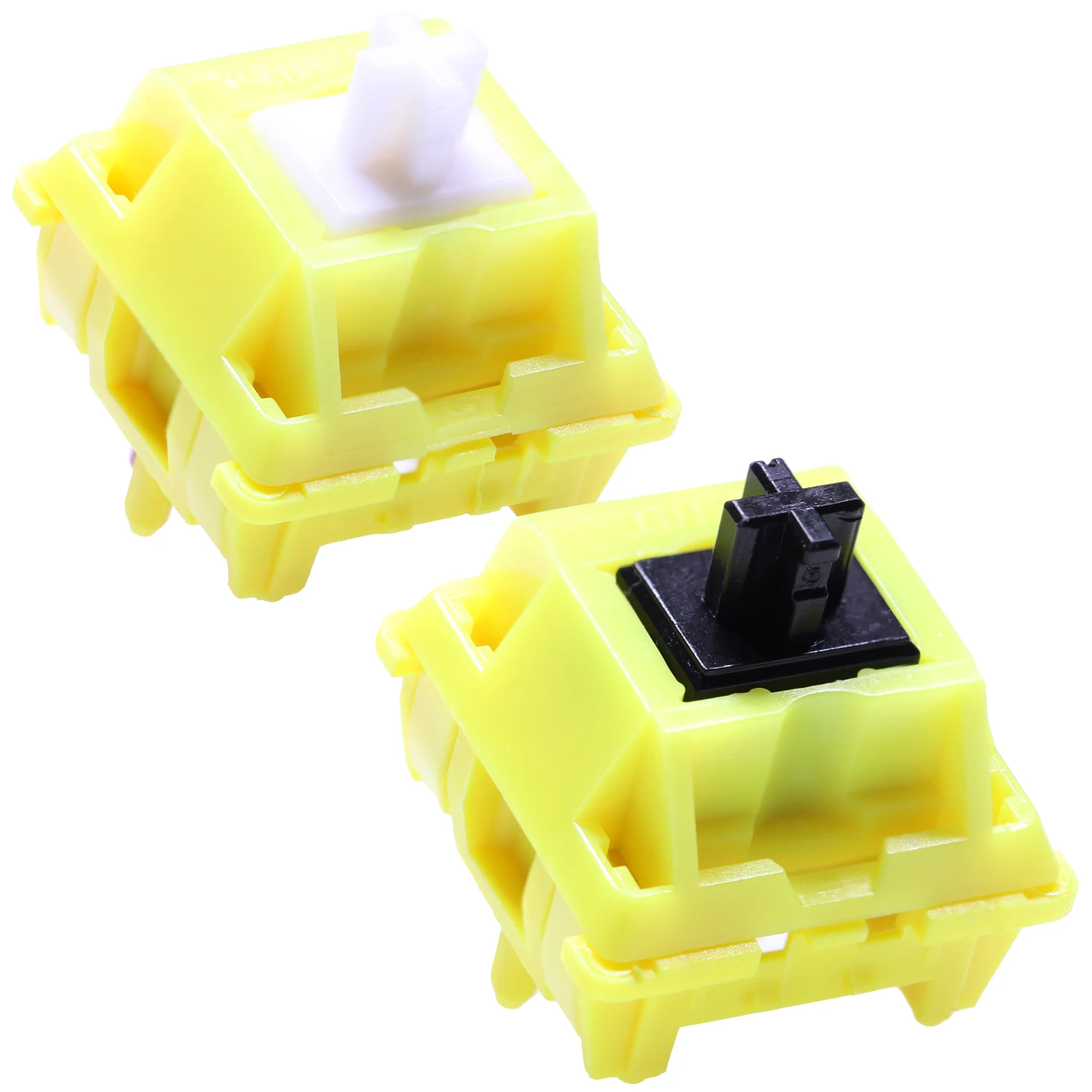 Yok Bsun Interruttore A Banana Rgb Smd Interruttore Lineare Tattile Per Tastiera Meccanica 56G Mx Stem 80M Nero Bianco