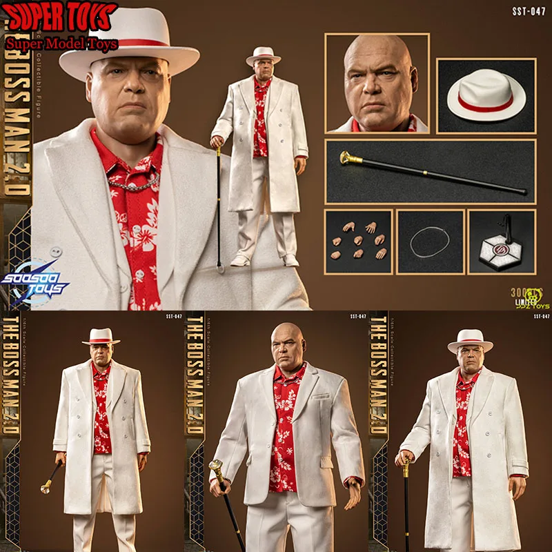Soosotoys Scala 1/6 Sst047 Set Completo Giocattolo Da Collezione The Boss-Man 2.0 Sst-047 Gangster Leader Modello Di Action Figure Soldato Maschile