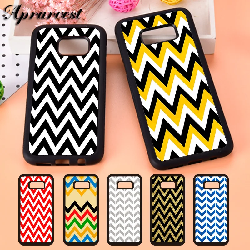 Aprarvest Designer Chevron Herringbo Cover Per Telefono Per Samsung S5 S6 S7 Edge S8 S9 Plus S10 Lite S10E Note 5 8 9 10 Plus