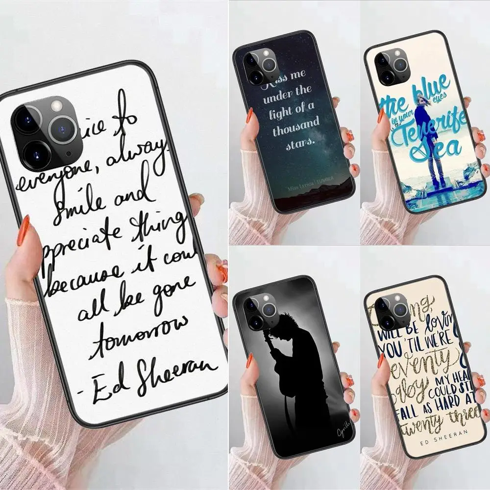 Play Guitar Black Cell Cover Soft Waterproof Colors Per Galaxy S30 S21 S20 Fe S10 S10E S9 S8 S7 S6 Edge Lite Plus Ultra