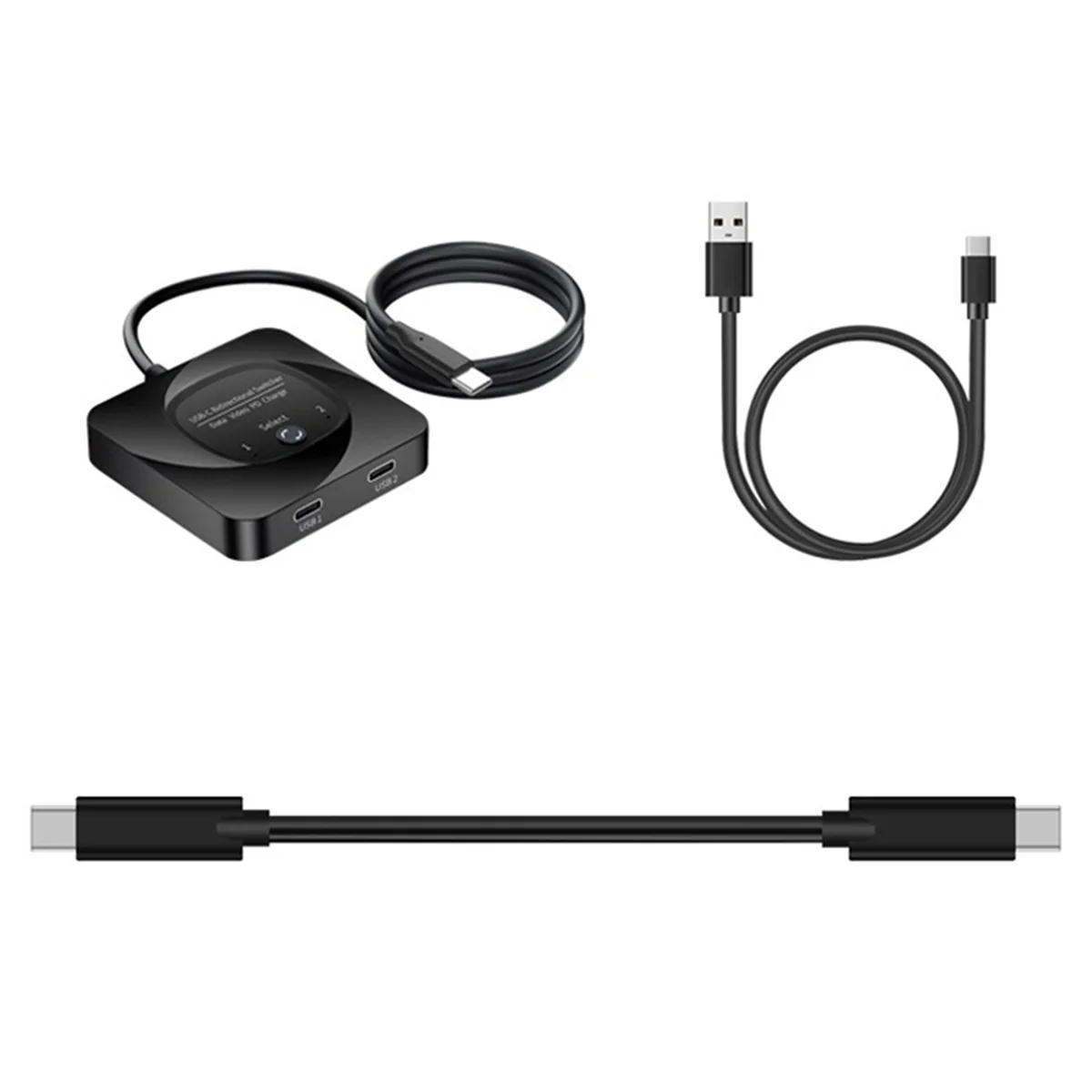 Usb-C Switch Distributore Two In One Out Converter Type-C 2 In 1 Out 8K Switcher Portatile Bidirezionale Convertibile