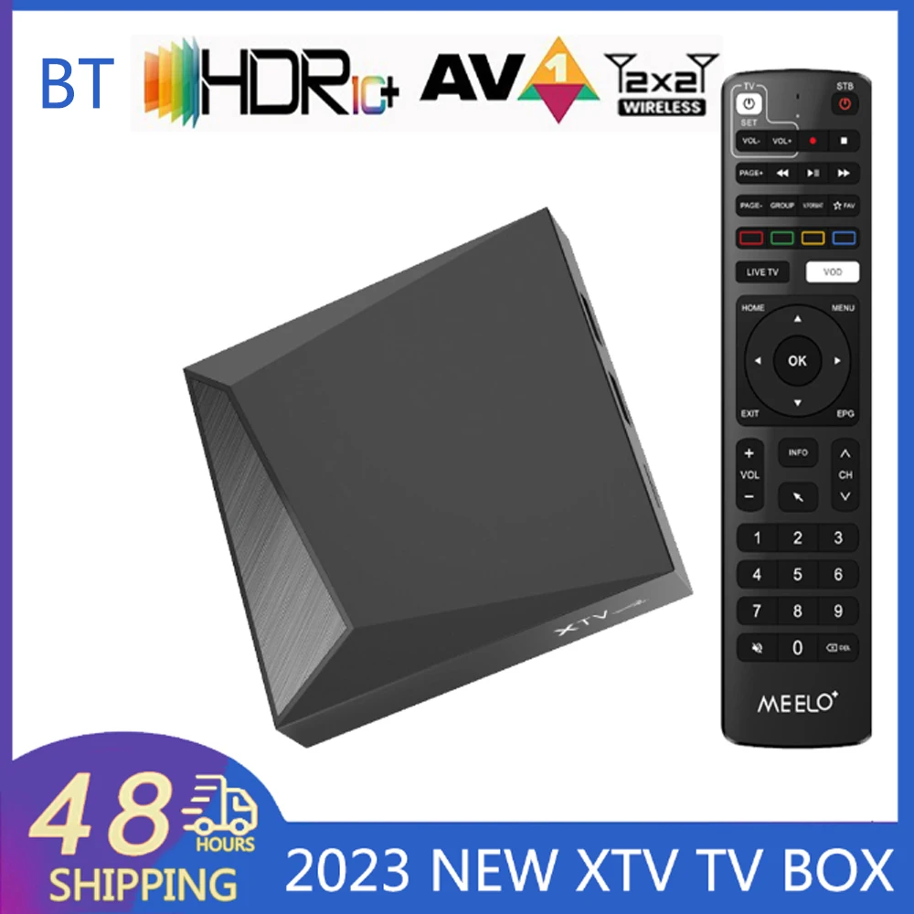 Xtv Air New Smart Tv Box Staalker Amlogic S905W2 Quad Core 1.8 Ghz 4K Hdr + Bt Hd Lan 100M Av1 Smart Tv Box Xtvair