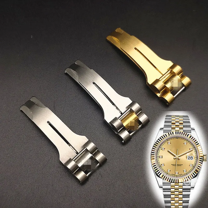 Fibbia Dell'Orologio Fit Rlx Datejust Lady-Datejust Tipo Di Registro Fibbia Pieghevole Accessori Per Orologi Strumenti Di Riparazione Dell'Orologio
