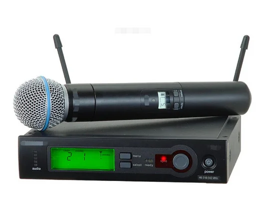 Sistema Microfonico Wireless Sm58 Di Alta Qualità Con Le Migliori Prestazioni Audio E Clear Sound Gear Beta 58A