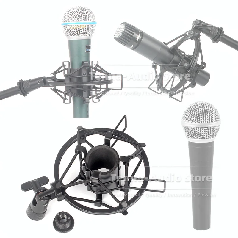 Supporto Per Microfono A Sospensione Spider Shock Mount Per Shure Sm58 Sm 58 57 Sm57 Beta 57A 58A Beta57A Beta58A Supporto Antiurto Per Microfono