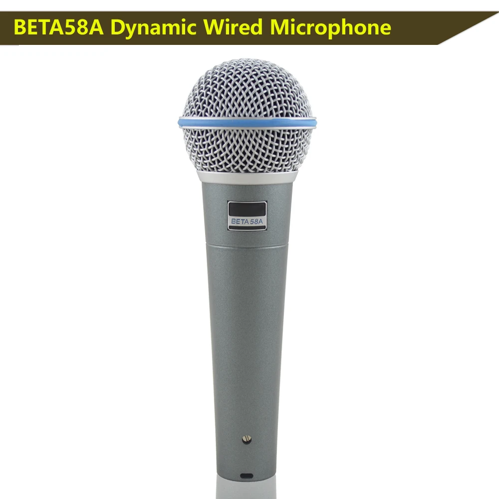 Microfono Vocale Beta 58 Di Alta Qualità, Microfono A Filo Beta, Microfono Professionale A Filo 58A Per Vocalist