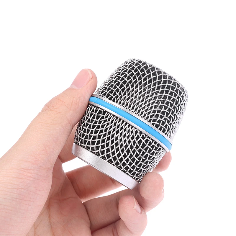 1Pc Microfono Testa Di Ricambio Acciaio Sm58 Mesh Microfono Palmare Grill Mesh Head Adatto A Shure Beta 57A 58A 87A 845S 945
