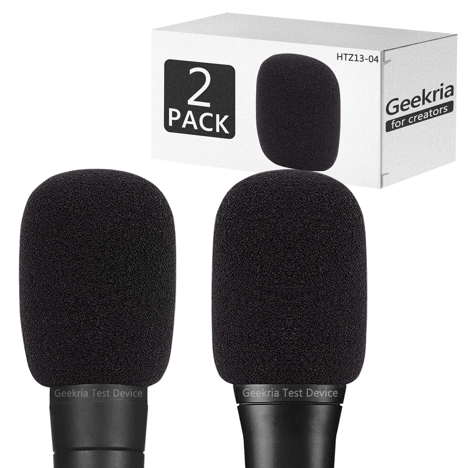 Geekria Per Creator Parabrezza In Schiuma Compatibile Con Shure Mv7, Sm58Lc, Beta 57A, Beta 58A, Pga48-Qtr