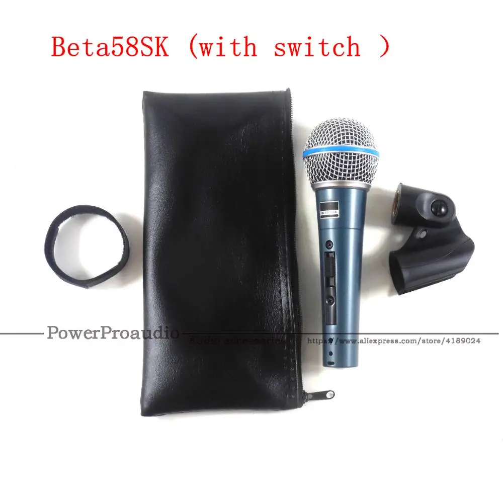 Microfono Super Cardioide Microfono Dinamico Vocale Cablato Professionale Beta58Sk Beta58A Beta 58A 58 A Mic Per Microfono Karaoke
