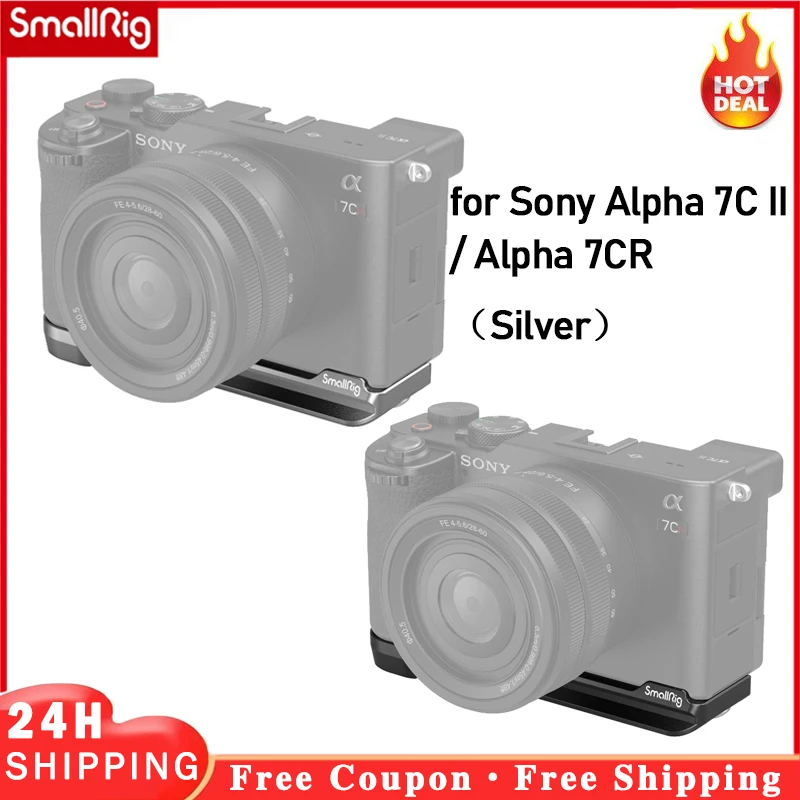 Piastra Di Montaggio Inferiore Smallrig Per Sony Alpha 7C Ii / Alpha 7Cr 4438 Nero 4439 Argento