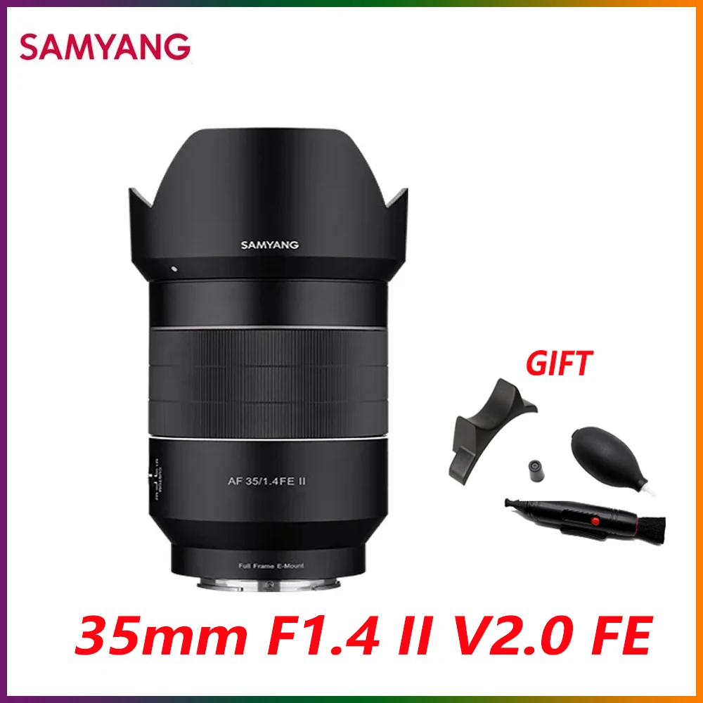 Samyang 35Mm F1.4 Ii V2.0 Fe Obiettivo Per Fotocamera Con Messa A Fuoco Automatica Grande Apertura Per Fotocamere Sony E/Fe Come Alpha 7Ii/7Sii/7C/630
