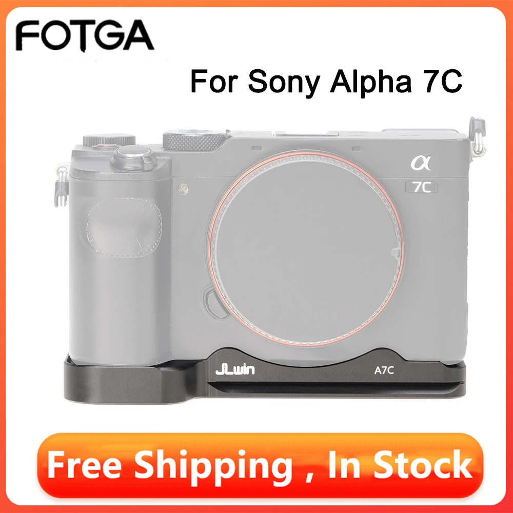 Piastra Di Base Per Fotocamera Fotga Per Sony Alpha 7C Piastra Inferiore Treppiede Base Singola Piastra Verticale Staffa Accessori Di Base Foto