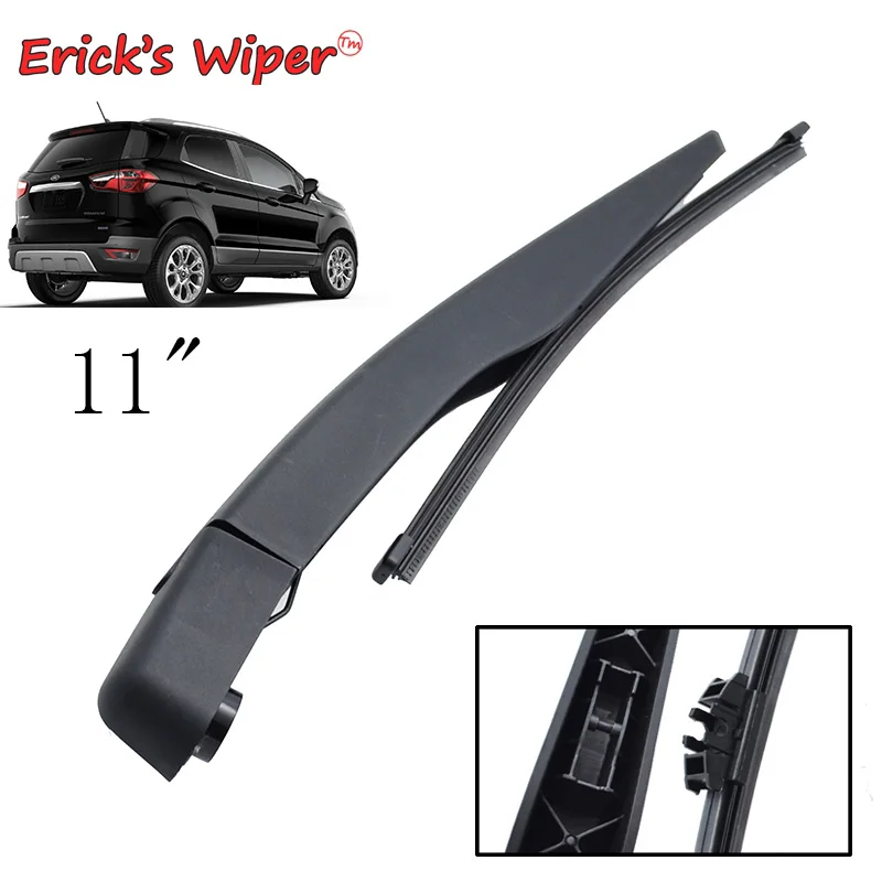 Ener'S Wiper 11 "Kit Spazzola Tergicristallo Posteriore E Braccio Per Ford Ecosport Ii Mk2 2017 - 2023 Spazzola Antipioggia Per Parabrezza