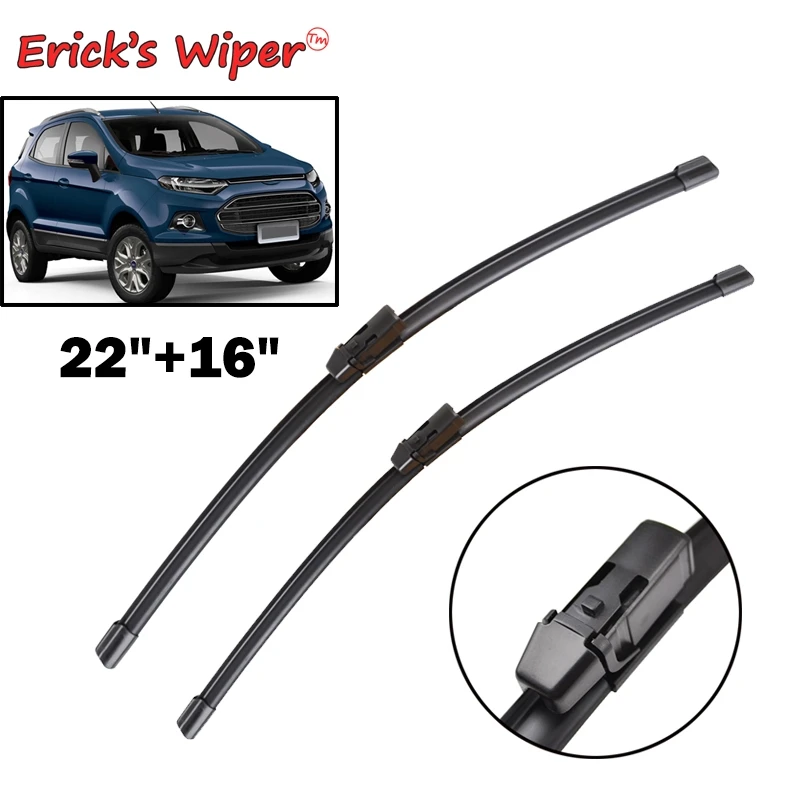 Ener'S Wiper Lhd & Rhd Spazzole Tergicristallo Anteriori Per Ford Ecosport 2013 - 2015 Parabrezza Parabrezza Spazzole Antipioggia Per Auto 22 ''+ 16''