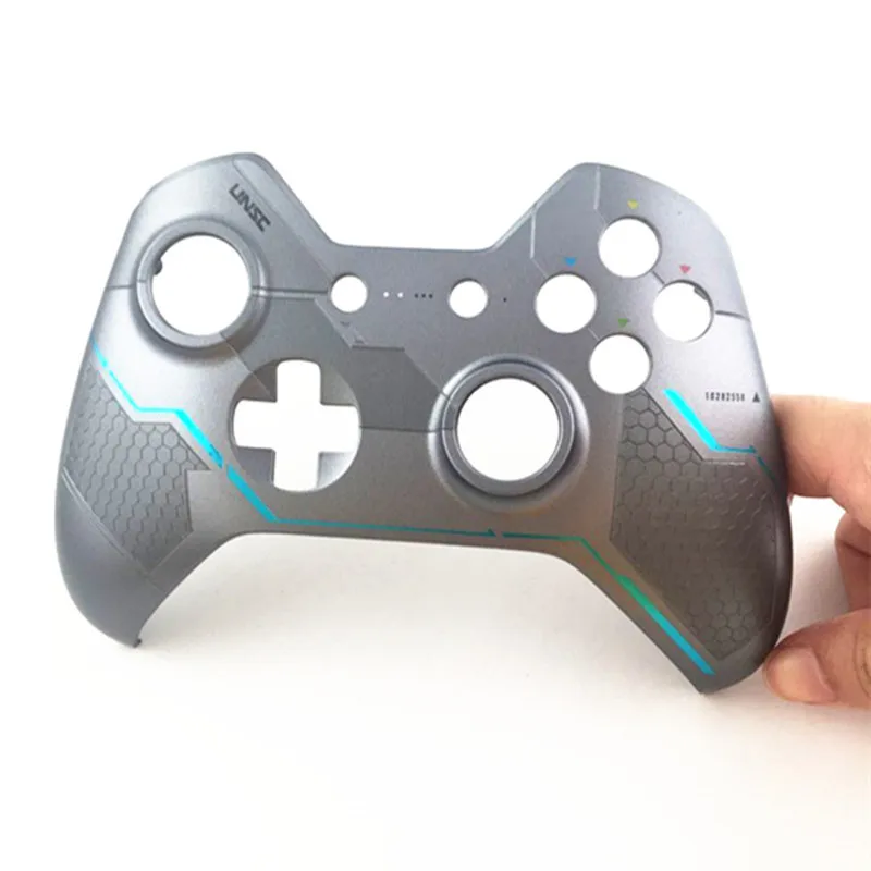 Per Xbox Un Controller Gamepad Originale Argento Halo 5 Top Borsette Della Pelle Della Copertura Della Cassa Dell'Alloggiamento Della Parte Superiore 