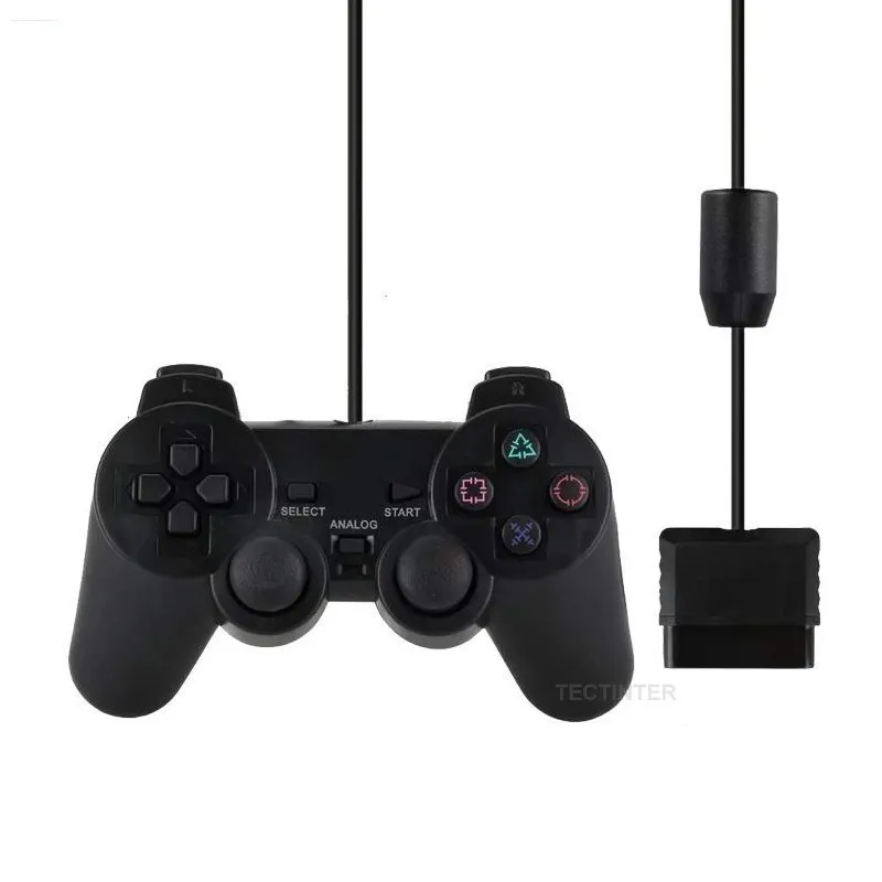 Gamepad Cablato Per Controller Ps2 Sony Per Dare Joystick Ps2/Ps2 Per Playstation 2 Vibrazione Shock Joypad Cablato Usb Pc Controle