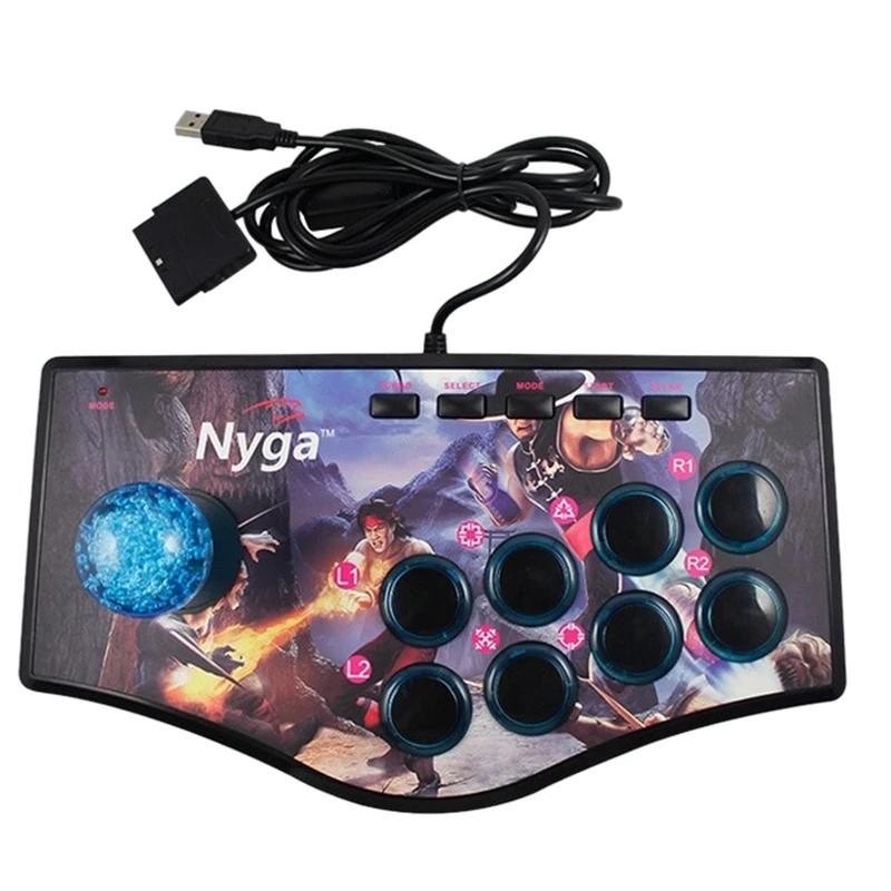 Retro Arcade Game Rocker Controller Joystick Usb Per Ps2/Ps3/Pc(No.A)