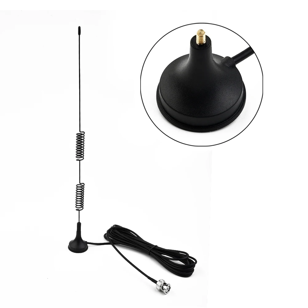 Vhf Uhf Ham Radio Antenna Amatoriale Radio Mobile Scanner Antenna Bnc 25Mhz -1200Mhz Montaggio Base Antenna Per Auto