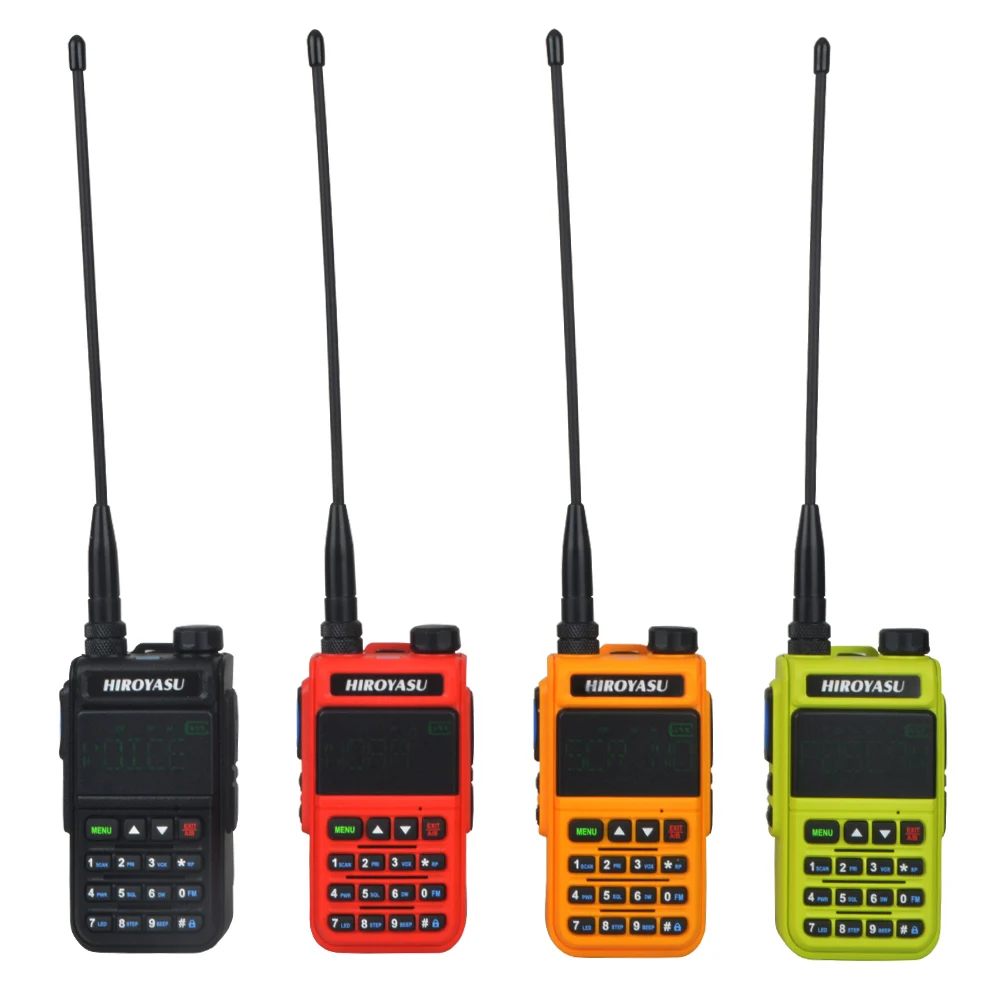 Hiroyasu Uv-5118 Air Band Ham Amatoriale Scanner Marino Radio Am Fm Vhf Uhf 118-660Mhz Full 6 Bande Noaa Weather Channel Hunt