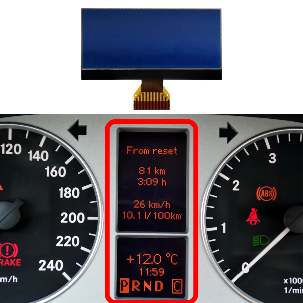 Schermo Lcd Del Quadro Strumenti Per Auto Per Mercedes Classe A/B W169 W245 Quadro Strumenti Versione 8 Volt