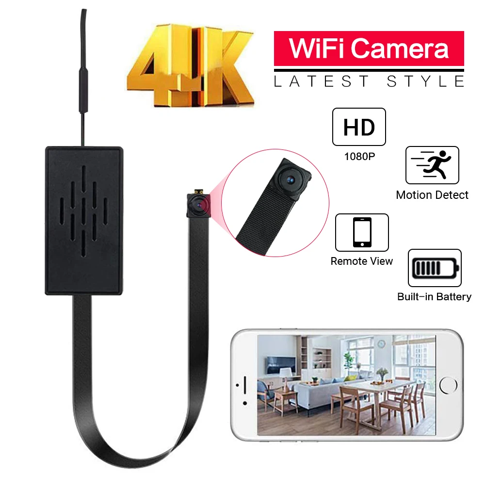 Wifi Ip Mini Nanny Camera Module Motion P2P Battery Camera Videoregistratore Home Security Micro Camcorder Telecomando Nascosto Tf