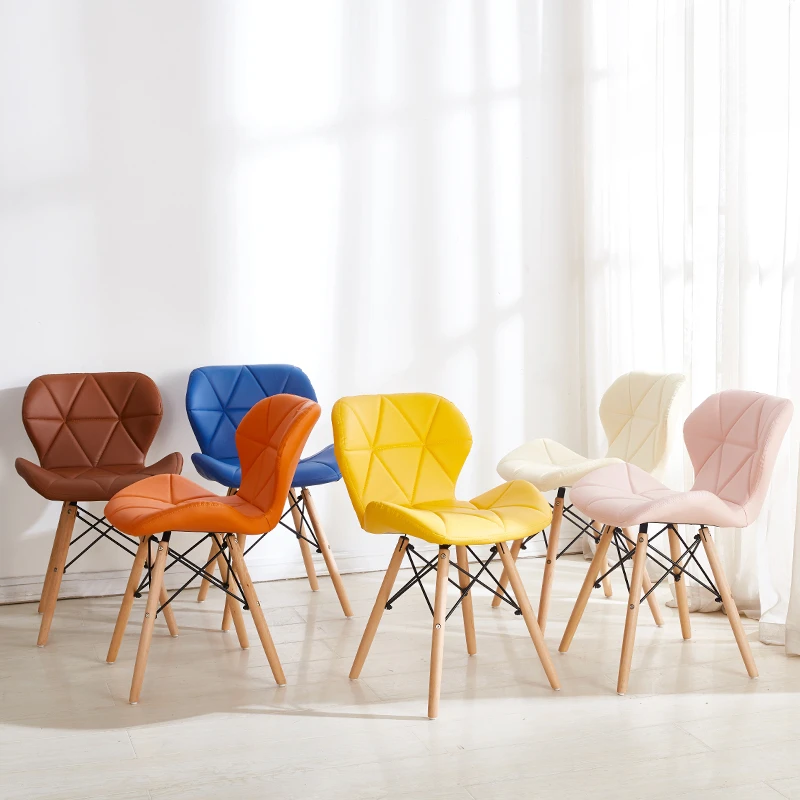 Sedia Da Pranzo Nordica In Legno Massello Sedia Da Trucco Moderna Semplice Sedia Creativa Con Schienale Basso Sedia Con Schienale Per La Casa Casual S
