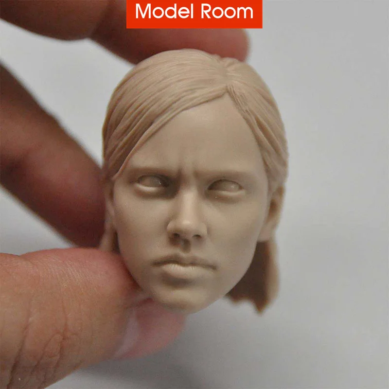 Non Verniciato 1/6 The Last "Or Girl Elli Head Sculpt Carving Model Fit 12 ''Female Soldier Action Figure Body Dolls