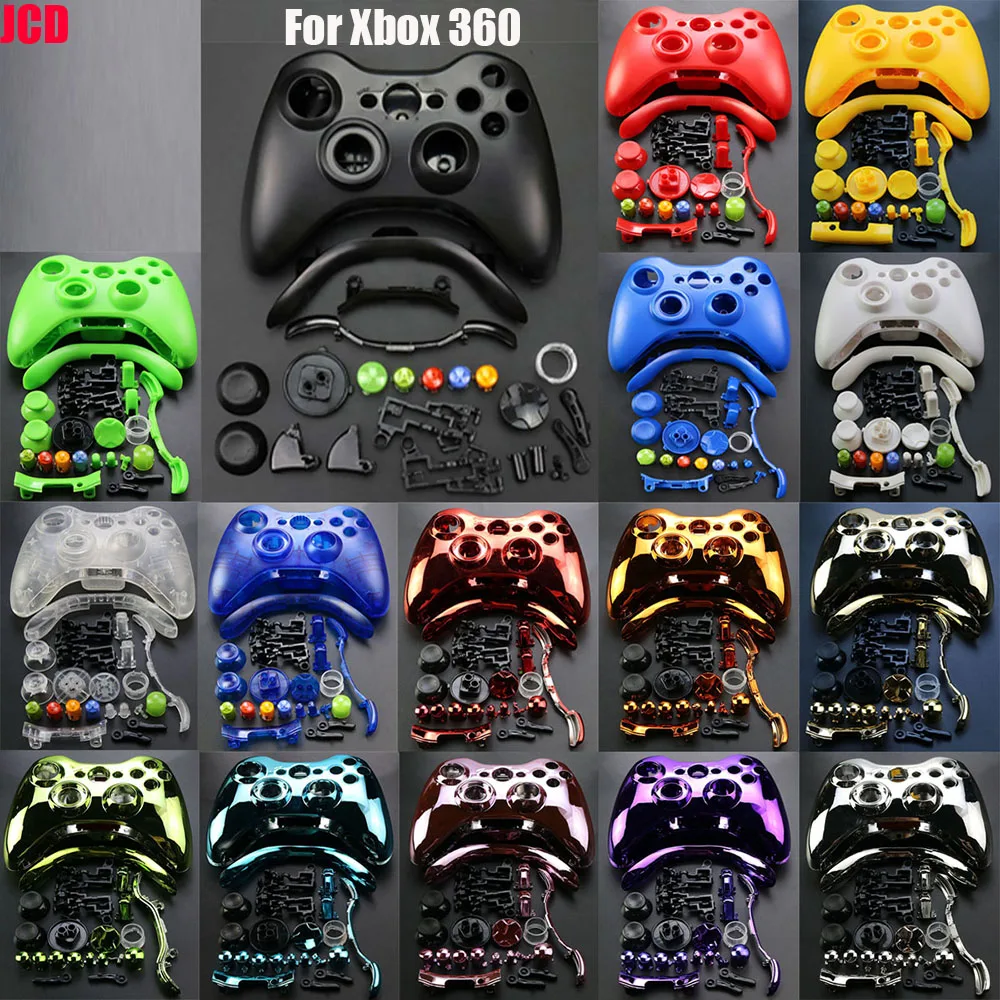 Jcd Gamepad Housing Full Housing Shell Case Kit Parti Di Ricambio Per Controller Wireless Xbox 360