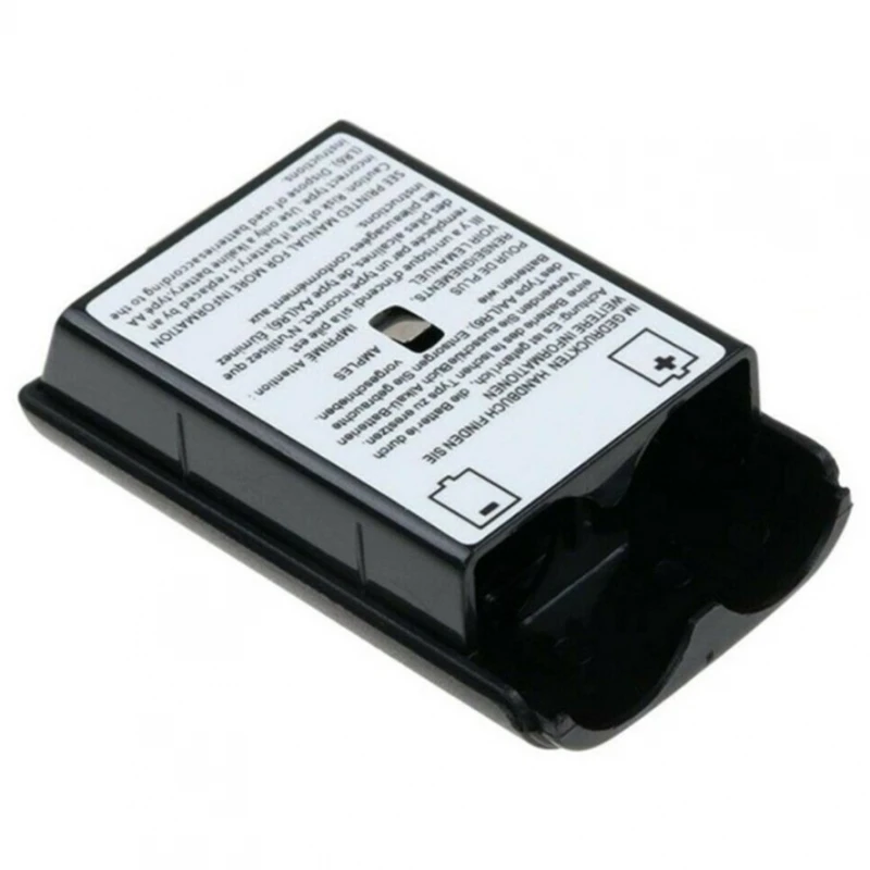Coperchio Batteria Di Controllo Microsoft Xbox 360 Nero # Microsoft Xbox 360 (Arcade, Elite, Slim)