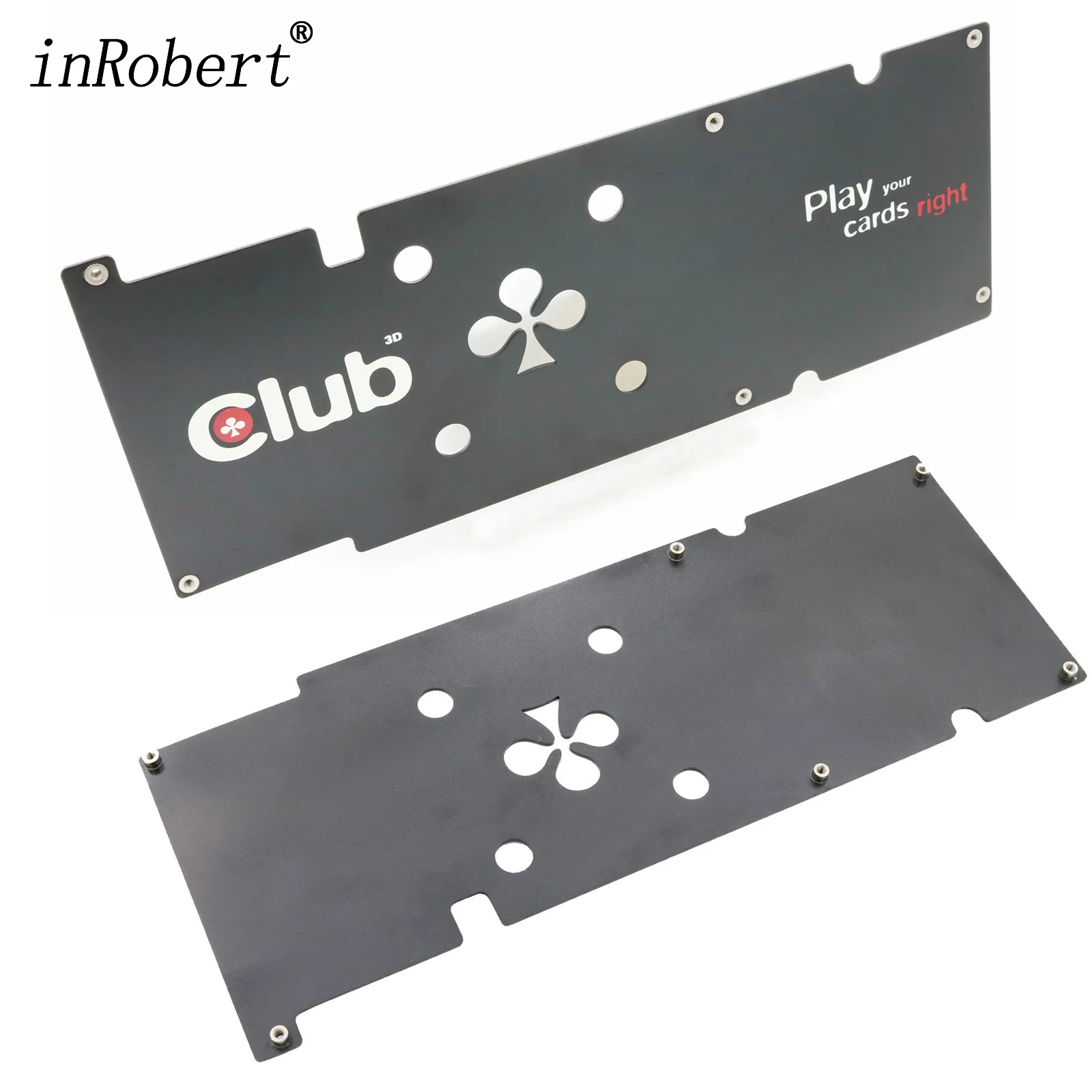 Backplate Per Scheda Grafica Club 3D R9 280X Backplane In Metallo Compatibile Con Scheda Grafica Pubblica R9 280X