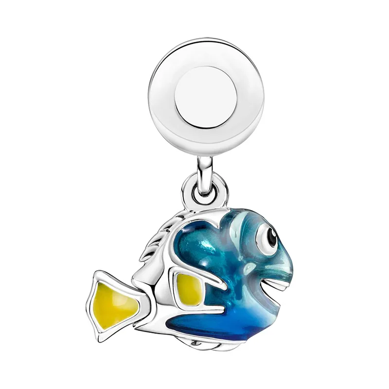 Fit Pandora Moments Disney Pixar Anime Beads Clownfish Dory Ciondoli Per Bracciale Accessori Per Gioielli Da Donna Braccialetti Per Ragazze