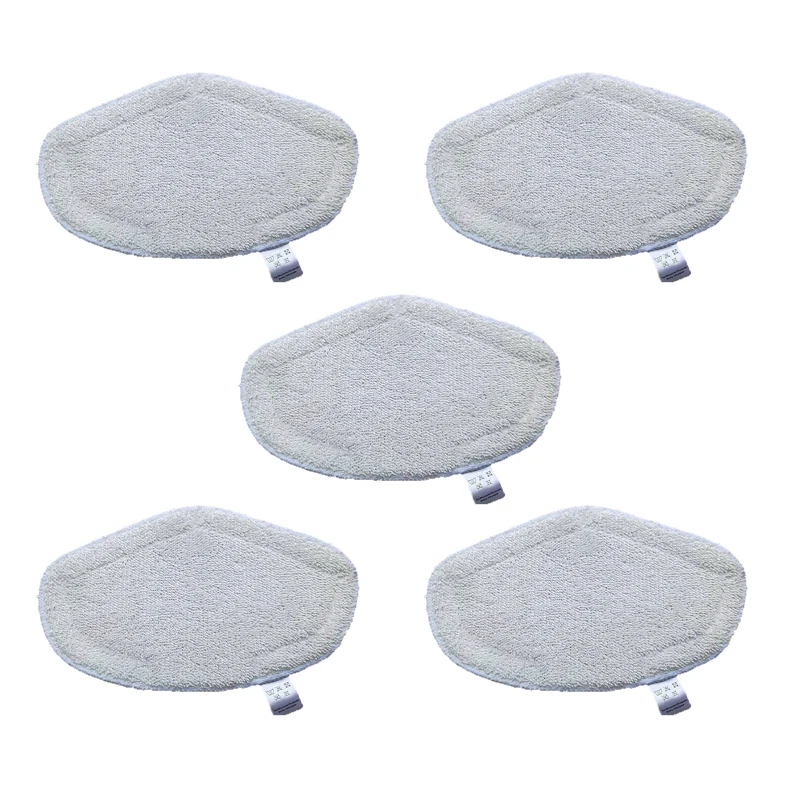 5 Pezzi Polti Steam Cleaner Accessori Mop Pad, Panni Per Scopa A Vapore In Microfibra Di Qualità Per Kit Polti Vaporetto Paeu0332