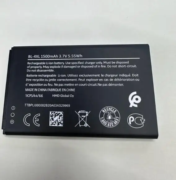 1500Mah Bl-4Xl Bl4Xl Bl 4Xl Batteria Per Nokia 6300 4G 8000 Ta-1311 Ta-1287 Batterie Del Telefono