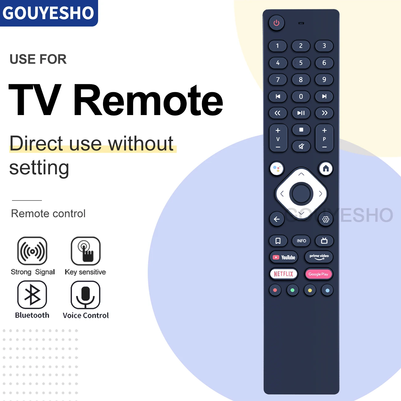 Nuovo Telecomando Vocale Per Nokia Streaming Box 8000 E 8010 Tv