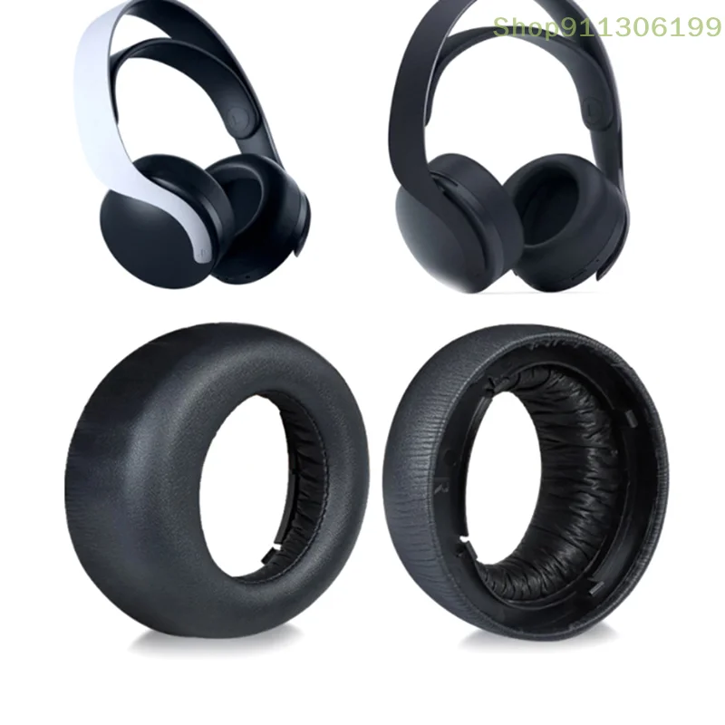 Cuscinetti Auricolari Per Ps5 Pulse 3D Auricolari Di Ricambio Cuscinetti Auricolari Nuovissimi Di Alta Qualità Cover Black Headphones Repair