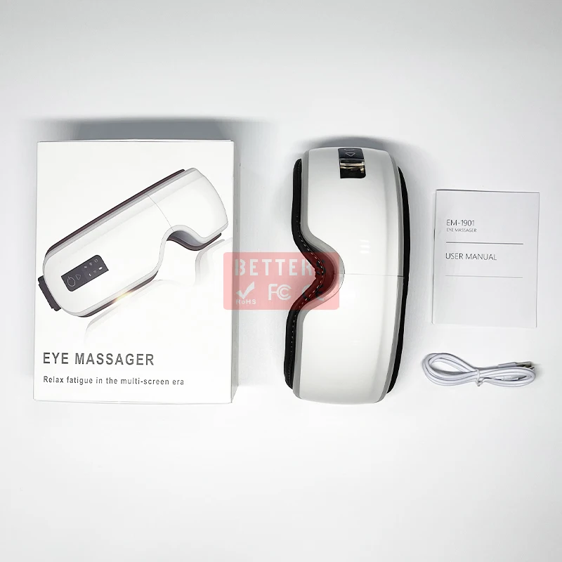 Migliora 3D Smart Eye Mask Wireless Electric Pulse Head Massager Sleep Aid Antistress Sleep For Adult