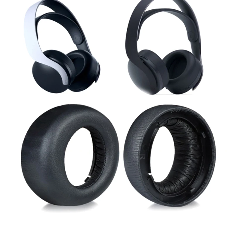 Cuscinetti Auricolari Per Ps5 Pulse 3D Auricolari Di Ricambio Cuscinetti Auricolari Nuovissimi Di Alta Qualità Cover Black Headphones Repair