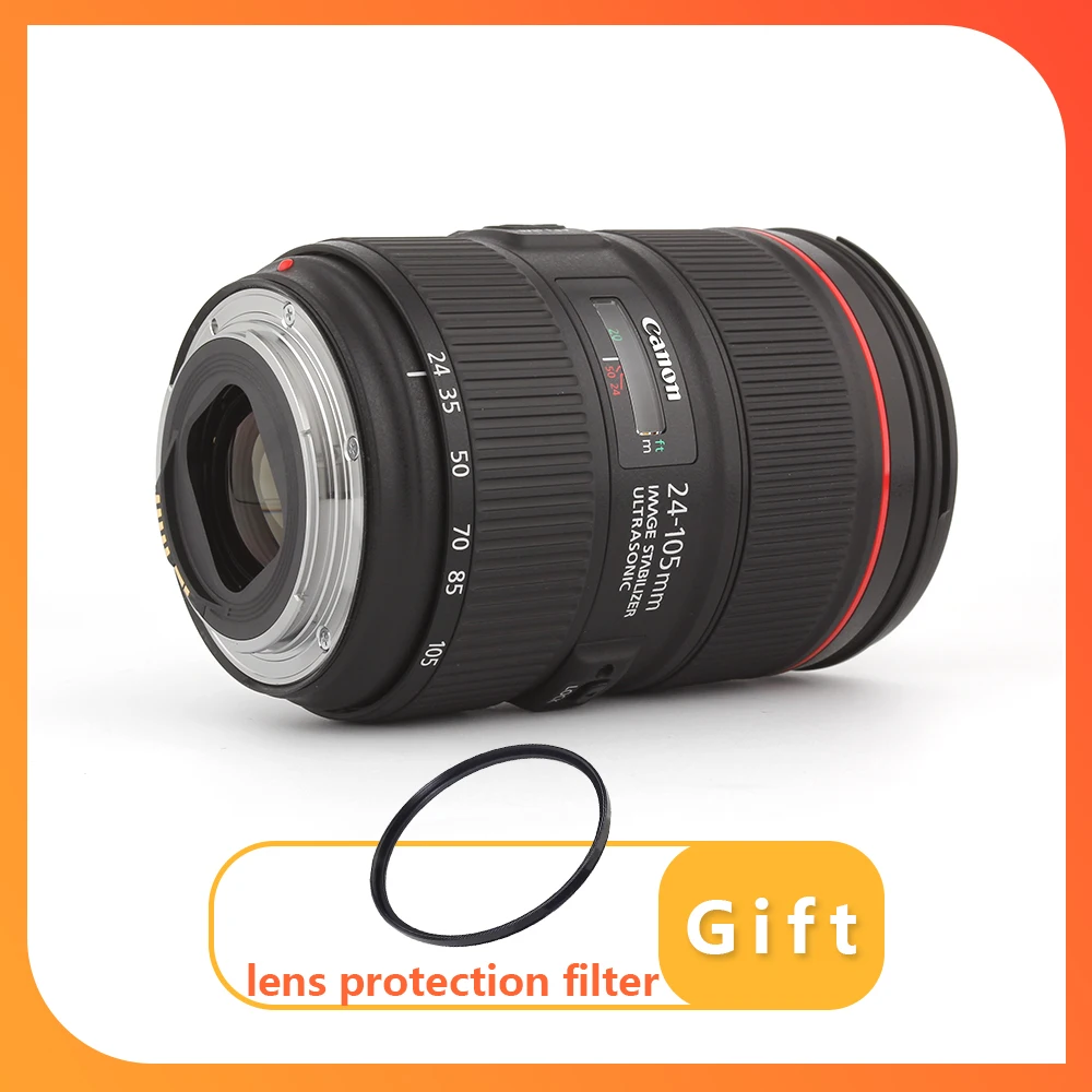 Canon Ef 24-105Mm F/4L Ii È Obiettivo Usm Per Canon Eos 5D Mark Iv 5 D3 6D Mark Ii 6D 7D 7 D2 90D 80D 77D 5 D2 Slr Camera