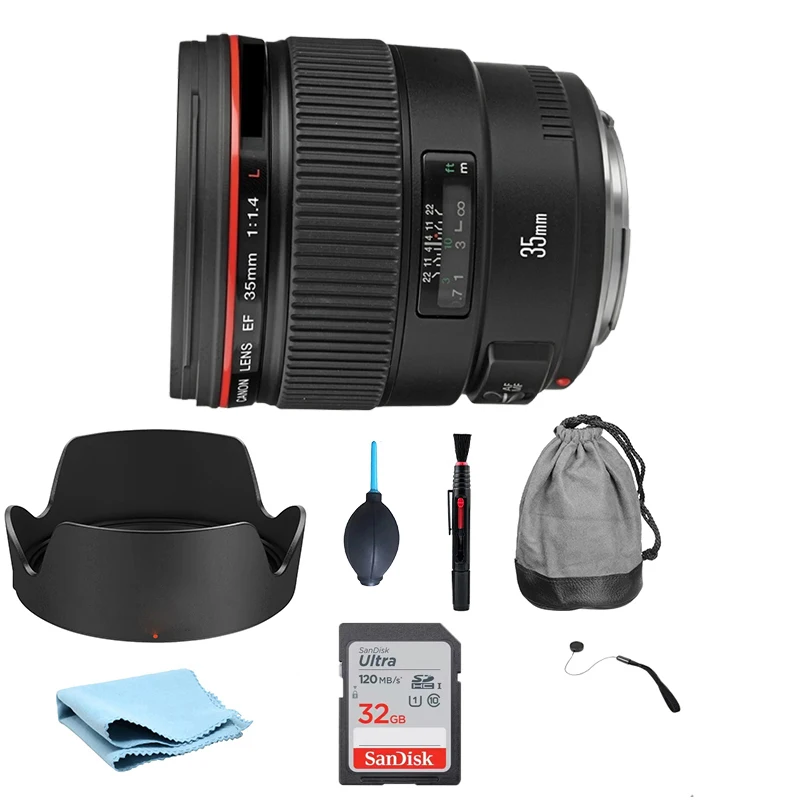 Obiettivo Canon Ef 35Mm F/1.4L Usm Per Canon Eos 1Dx Mark Ii 5 D4 5 D3 6D Mark Ii 6D 7D 7 D2 90D 80D 77D 5 D2 Slr Camera