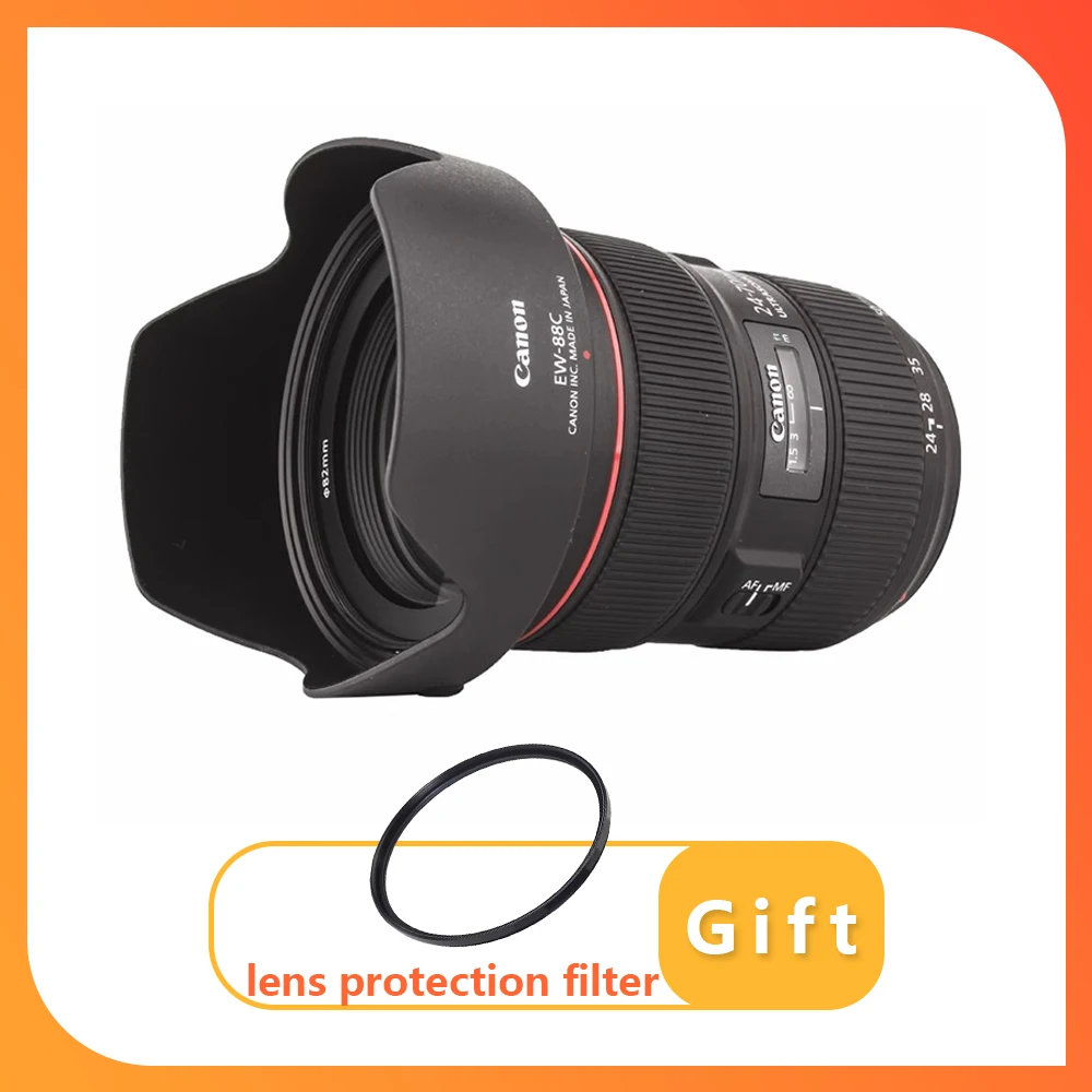 Obiettivo Canon Ef 24-70Mm F/2.8L Ii Usm Per Fotocamera Slr Eos 5D Mark Iv 6D Mark Ii 90D 80D