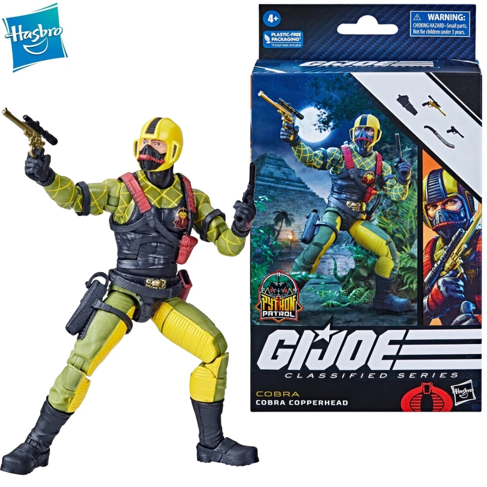 Disponibile G.I. Joe Gi Joe Classificato Serie 6 "096 Python Patrol Cobra Copperhead Action Figure Model Toy Hobby Gift