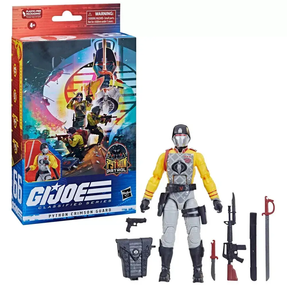 Disponibile G.I. Joe Gi Joe Classificato Serie 066 Python Crimson Guard Target Exclusive Action Figure Model Toy Hobby Gift