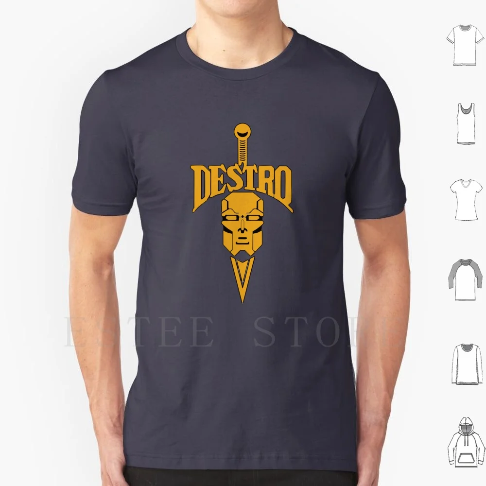 Maglietta Con Logo Destro Nemico Fai Da Te Grande Formato 100% Cotone Gi Joe Gijoes Gi Joes G I Joe 80S Giocattoli Arah Commander Gijoe Destro Snake