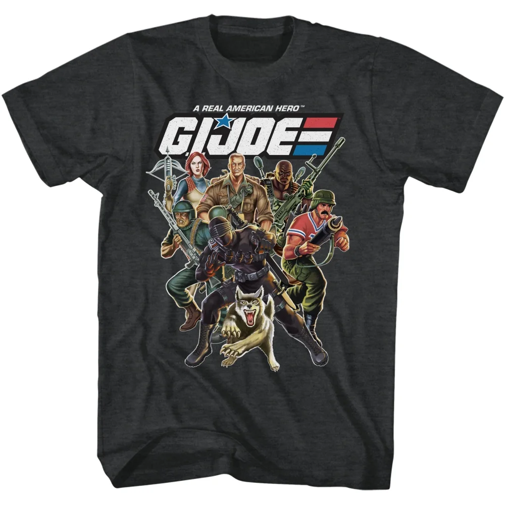 T-Shirt Distressed Real American Hero Gi Joe