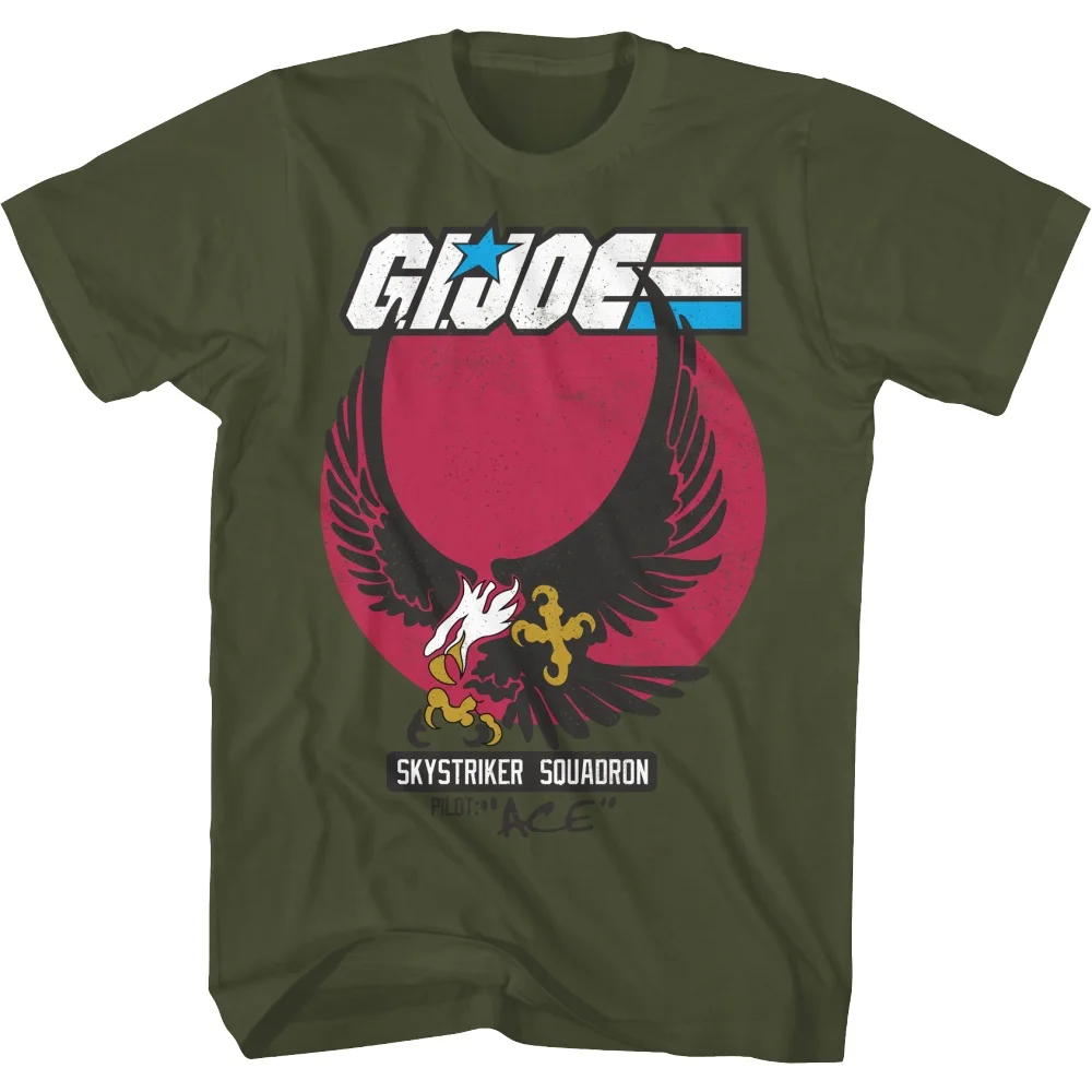 Maglietta Verde Militare Skystriker Squadron Gi Joe