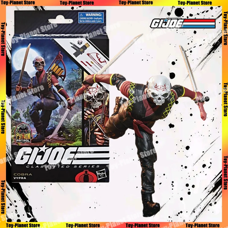 G.I. Joe Gi Joe Classificato Serie Figura G I Joe Cobra Python Patrol Vypra Anime Action Figures Statua Modello Figurine Regali Giocattoli