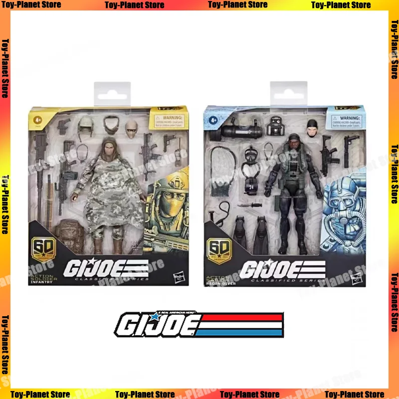 G.I. Joe Gi Joe Classificato Serie Figura Cobra Action Saildr Soldato Recon Diver Infantrv Anime Action Figures Figurine Regalo Giocattolo