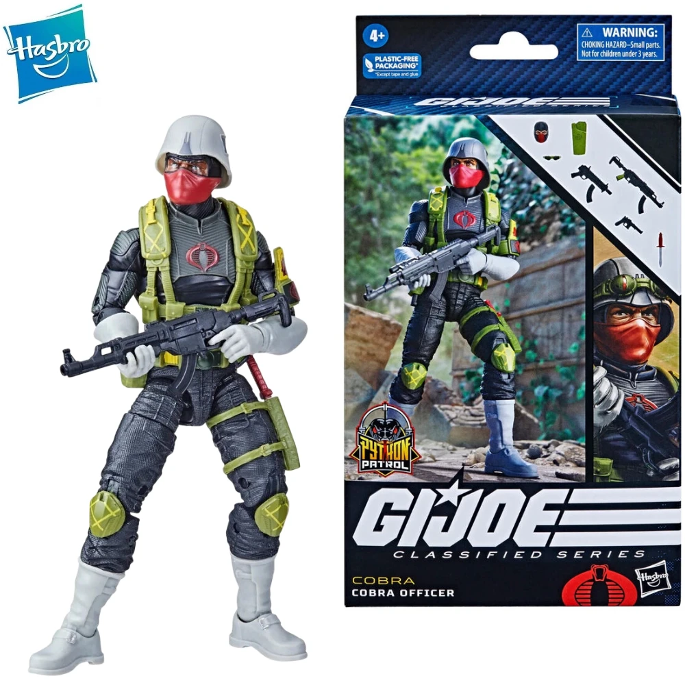 Disponibile G.I. Joe Gi Joe Classificato Serie 6 "097 Python Patrol Cobra Officer Action Figure Model Toy Hobby Gift